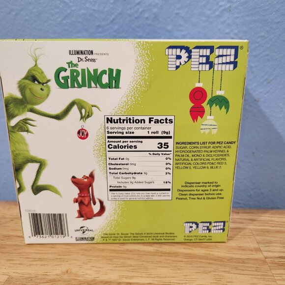 Pez Dr. Seuss The Grinch & Cindy Lou Dispensers Illumination 2019 Collectible - Picture 4 of 5